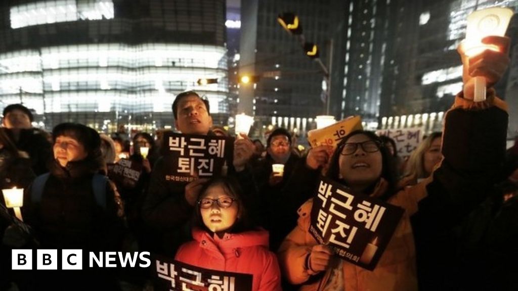 S Korea Sees Largest Protests Against President Park Geun Hye Bbc News