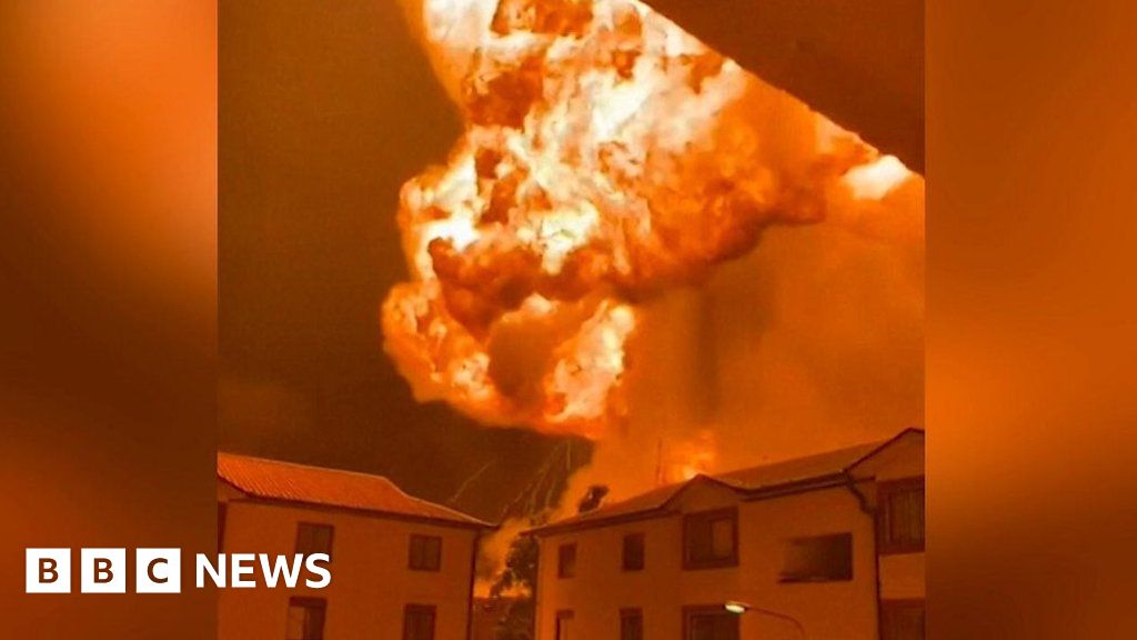 The moment a huge gas blast hit Nairobi