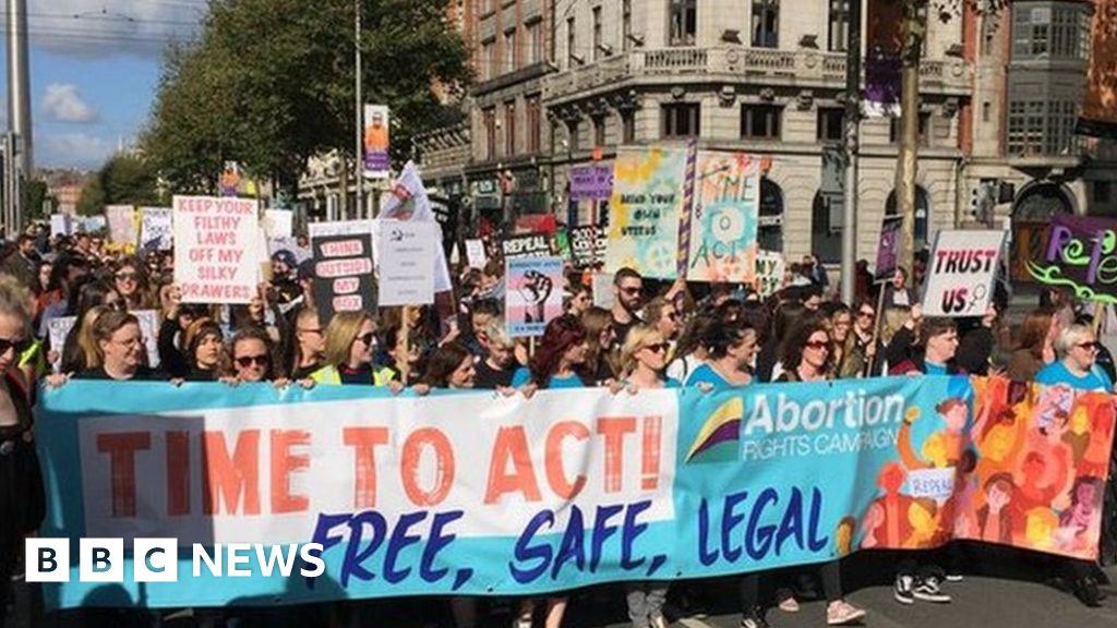 Irish abortion law Tens of thousands march for change