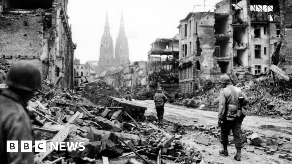 Bomber Command Maps Reveal Extent Of German Destruction BBC News