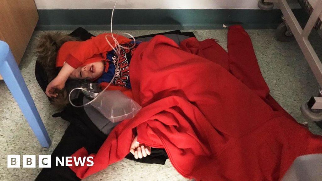 Boy Slept On Hospital Floor Due To Lack Of Beds Bbc News