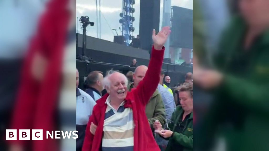 The Killers crowd surfer, 67, halts concert after hurting head