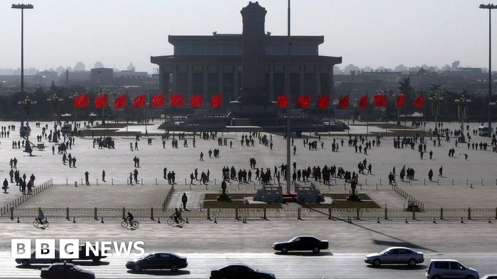 China Tiananmen Square Road Made Explosion Proof Bbc News 