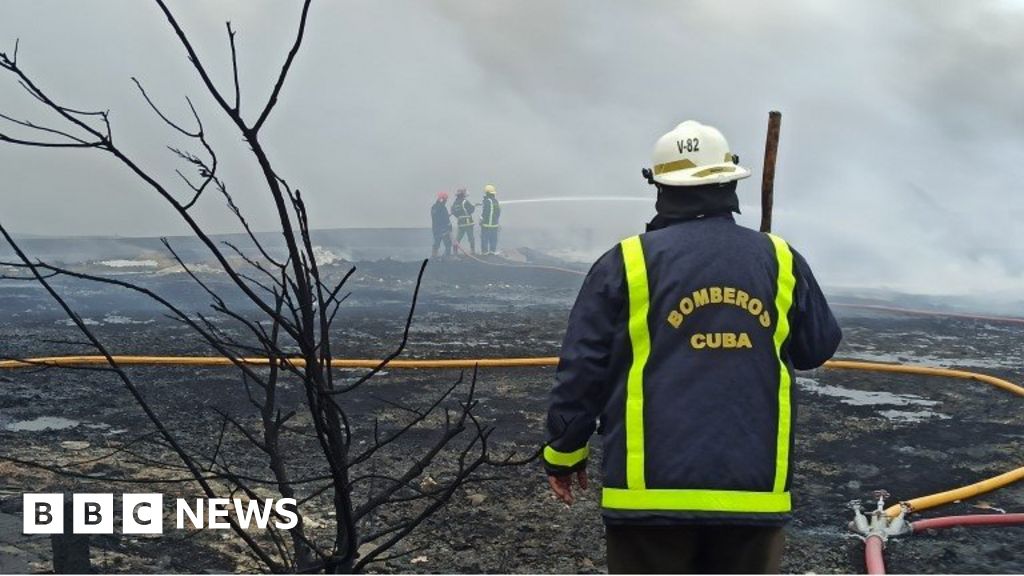 Cuba mourns firefighters killed in fuel depot blaze