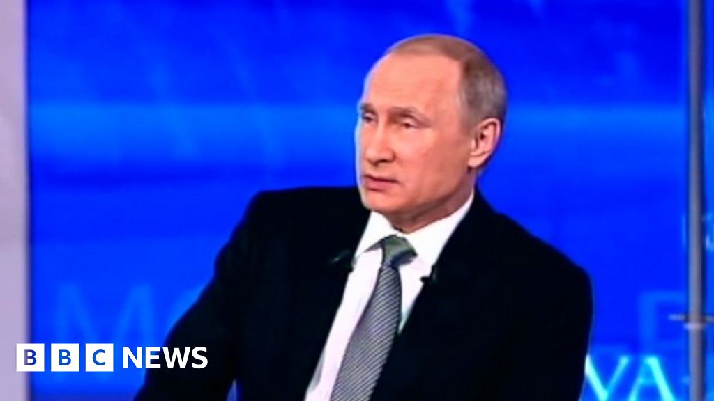 Putin Answers To Public In Annual Live Phone-in Show - BBC News