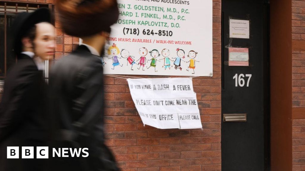 New York bans religious exemptions for vaccines amid measles outbreak - BBC News thumbnail