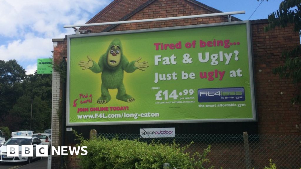 Disgust Over Fat Ugly Fit4less Advert Bbc News