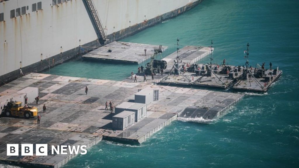 How the US military plans to construct a pier and get food into Gaza