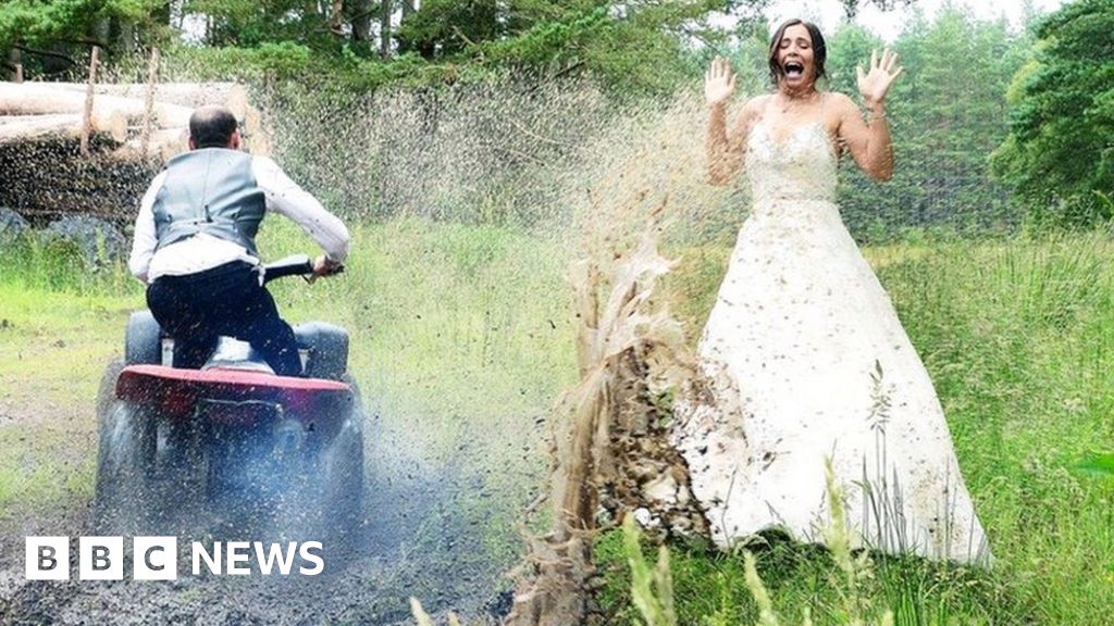 Banchory Bride Trashes Wedding Dress For More Memories Bbc News