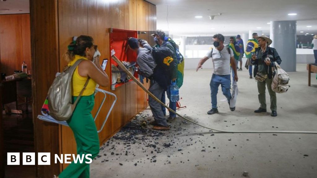 Brazil riots: First man tried for storming government buildings gets 17 years