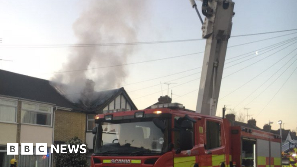 Cambridge house fire tackled by 40 firefighters BBC News