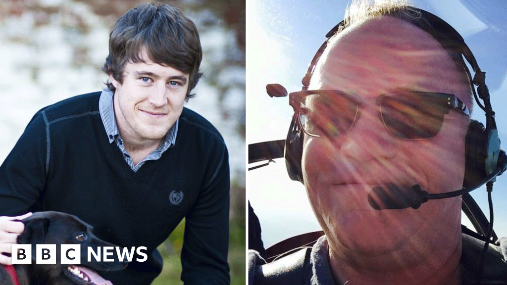 Family tributes to Builth Wells fatal plane crash men BBC News