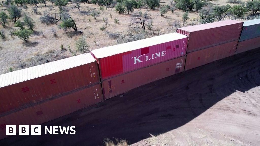 Arizona's makeshift border wall is coming down