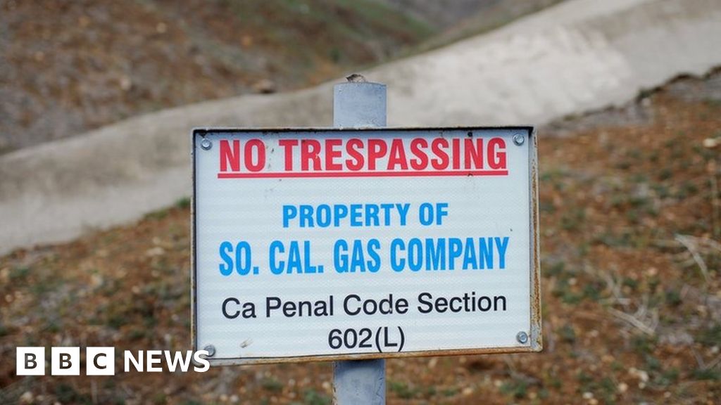 Methane leak not a catastrophe, says gas company BBC News