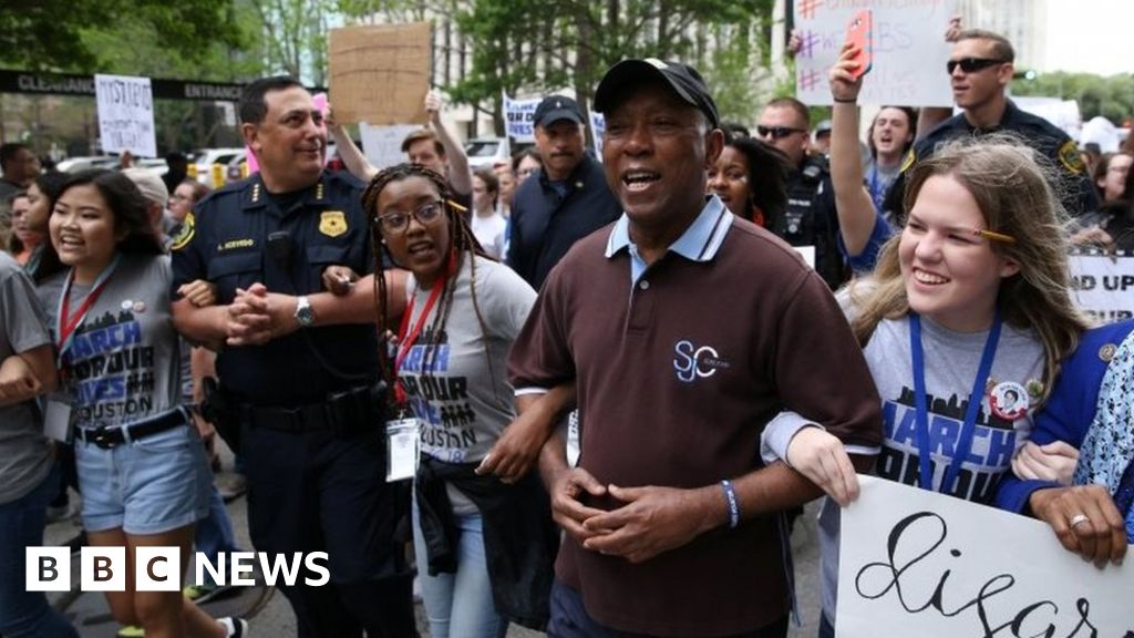 Houston police chief in gun reform plea