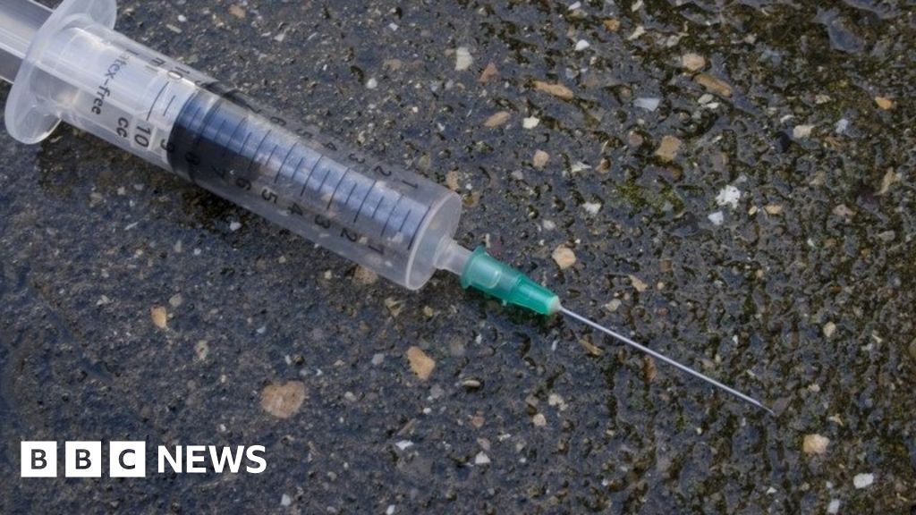 Needles and syringes dumped in recycling bins in Slough BBC News