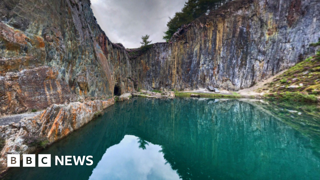 Death 'accidental' in Blue Lake quarry jump in Gwynedd BBC News