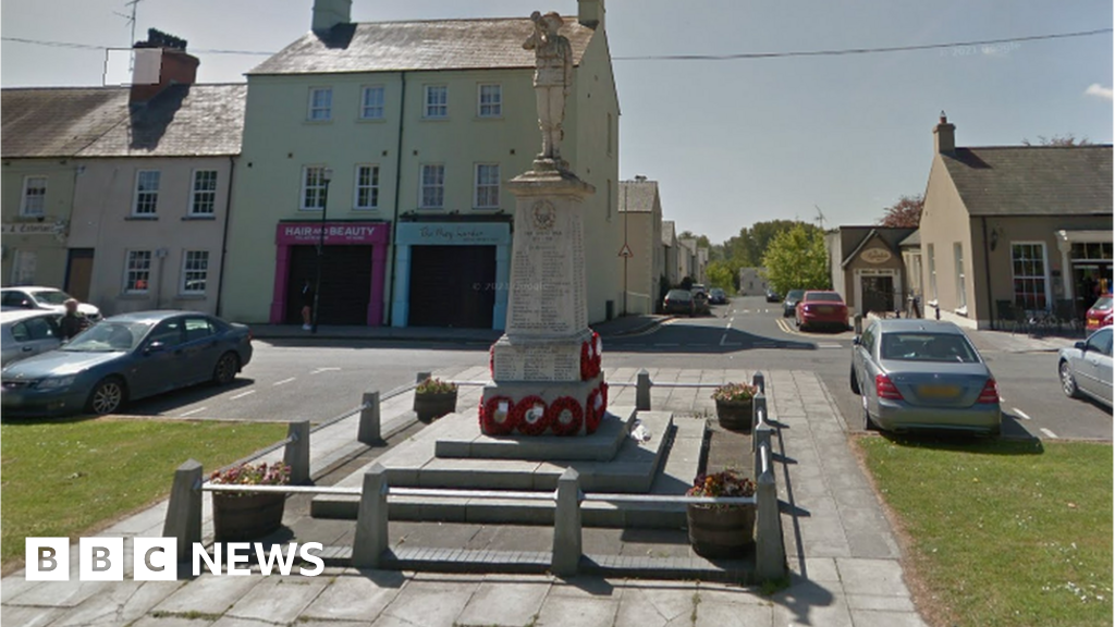 Moy Three men charged after County Tyrone war memorial damaged BBC News