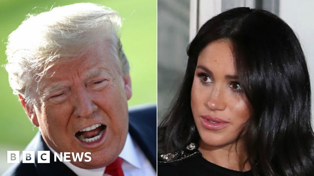 Trump Denies Calling Meghan Nasty Despite Audio Recording Bbc News