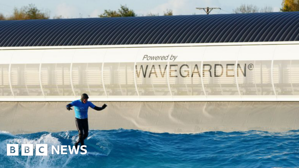 Bristol surfing lake The Wave to carbon neutral BBC News