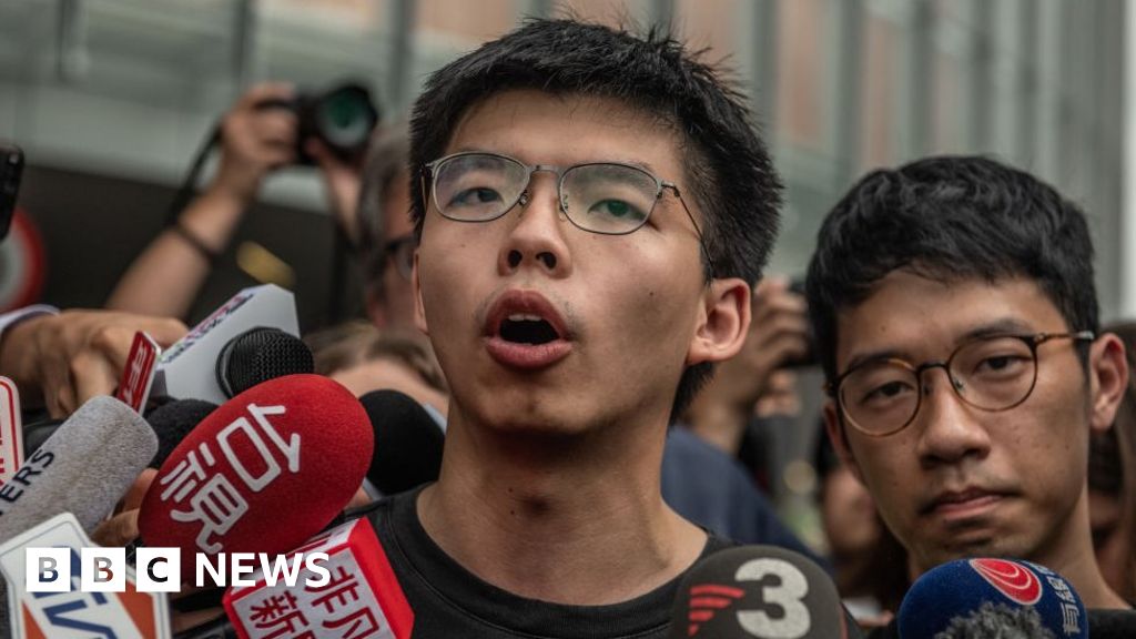 Hong Kong Joshua Wong Jailed Over Banned Tiananmen Vigil