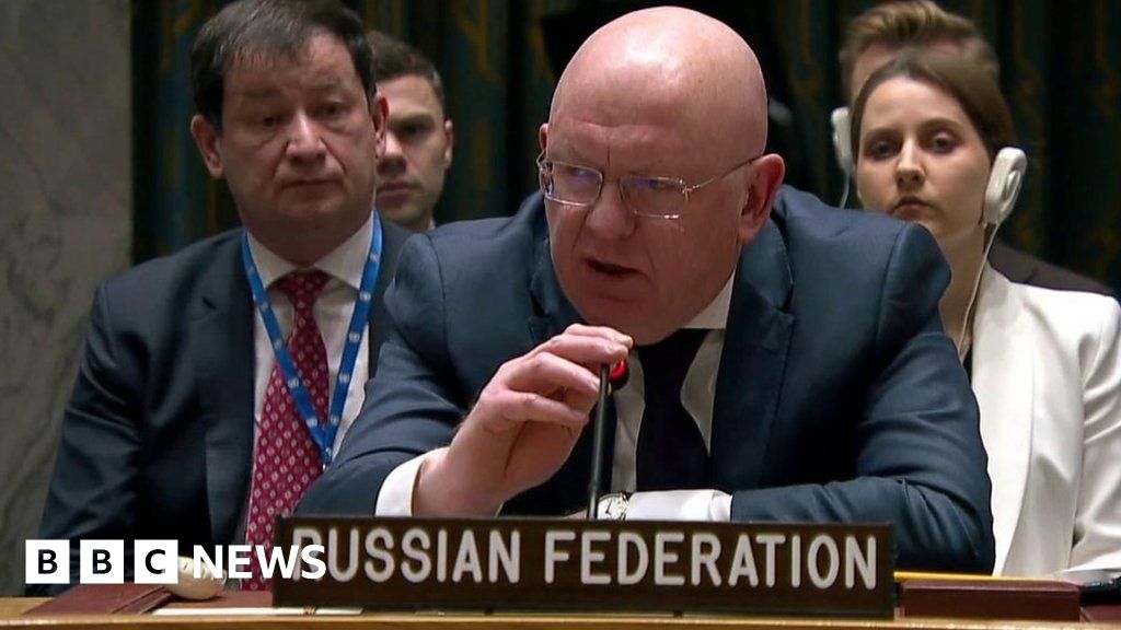 Ukraine conflict: Russia interrupts UN minute’s silence