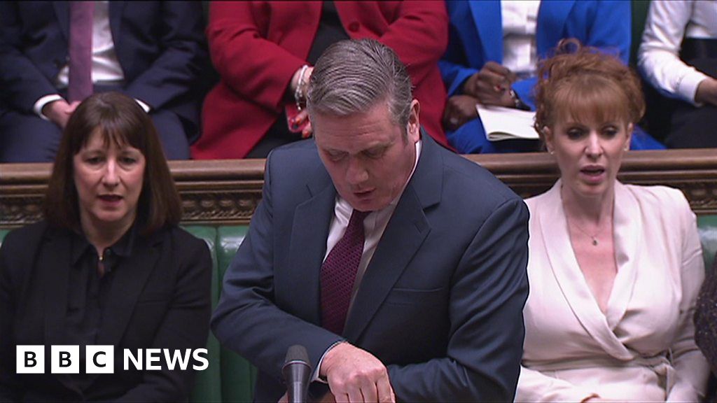 Starmer: Sunak 'too weak' to act on bullying claims