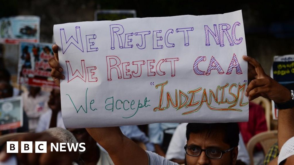 India police ban protests against citizenship law