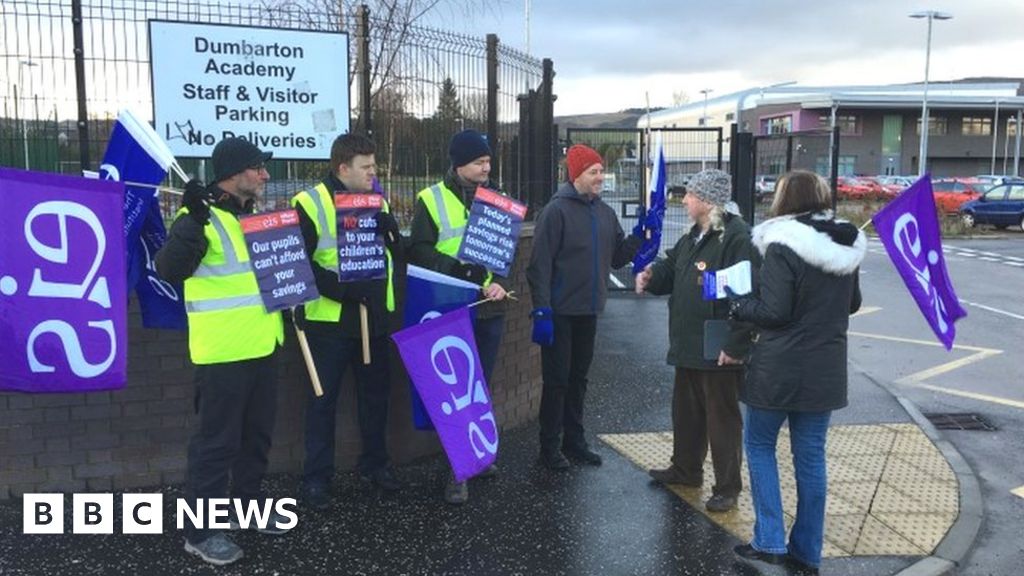 West Dunbartonshire Secondary Teachers Strike On Hold Bbc News