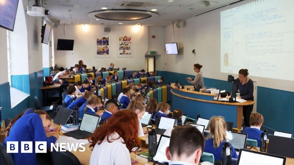 Inside the primary school class with 63 pupils