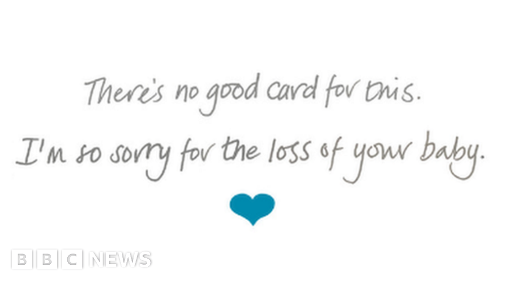 Sympathy Card Aims To Break Miscarriage Taboo Bbc News 
