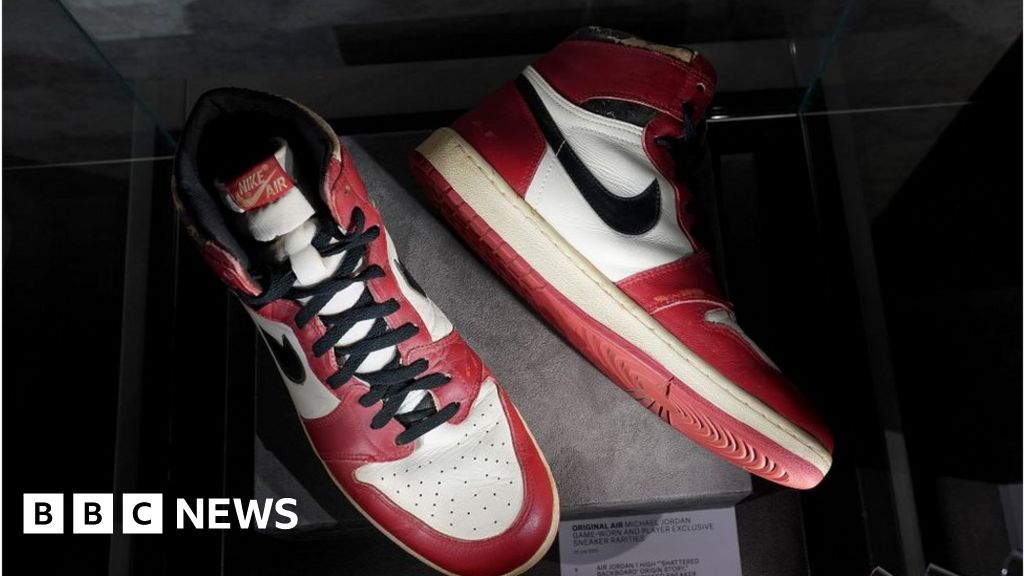 Michael Jordan: Rare trainers fetch 