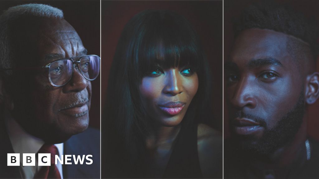 Black British stars celebrated at National Portrait Gallery - BBC News