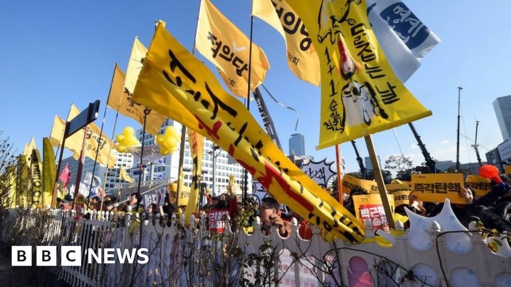 Korean President Park Geunhye faces impeachment vote BBC News