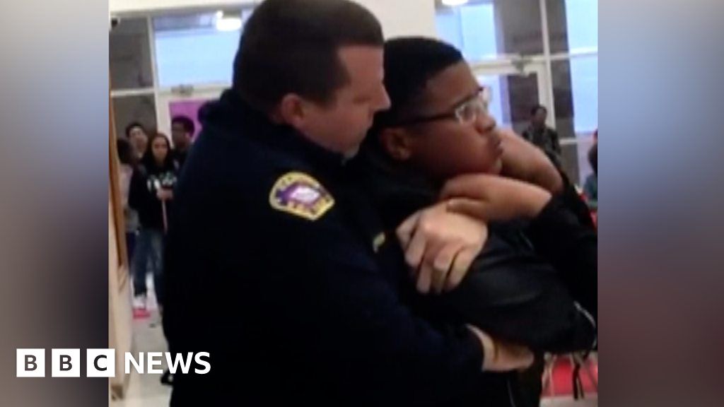 Officer In School Chokehold Video Fired Bbc News 2179