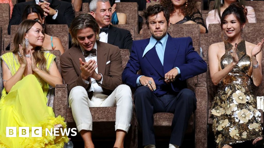 Harry Styles and Chris Pine deny 'ridiculous' spitting story
