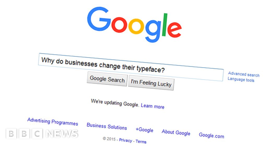 Why has Google changed its typeface?