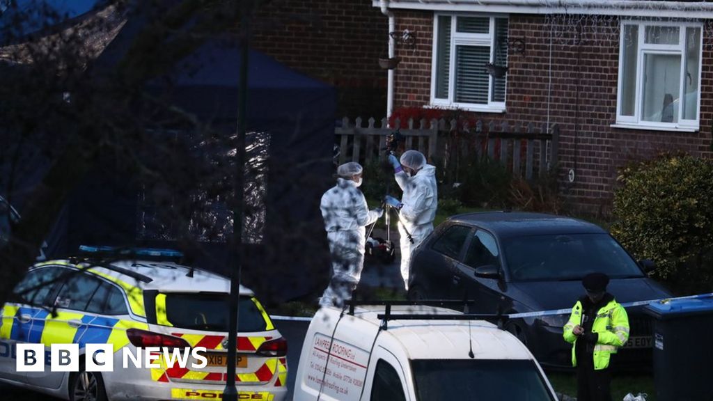 Crawley Down: Man arrested as two women found dead outside house