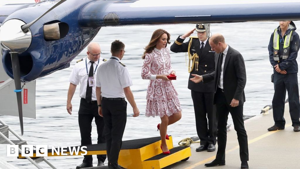 William and Kate travel by seaplane on tour of Canada BBC News