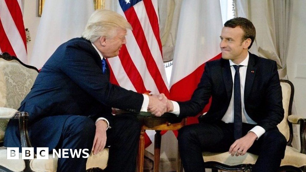 Who Has Faced The Donald Trump Handshake And Won Bbc News 9806