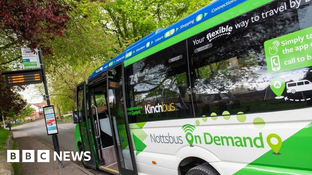 Nottinghamshire: On-demand bus service gets launch date 