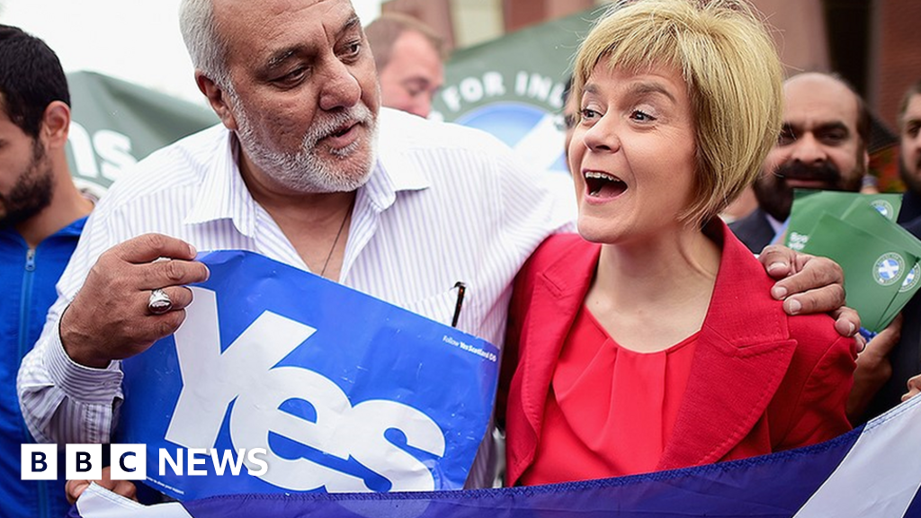 What would the union jack look like if Scotland votes for independence? -  BBC News