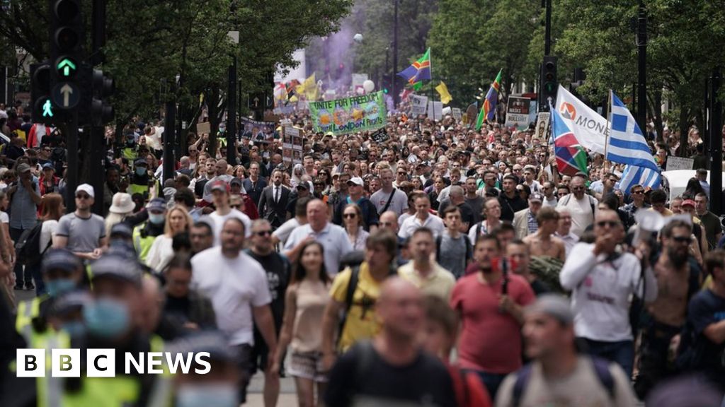 London Protests Thousands March Through Capital In Day Of Protest
