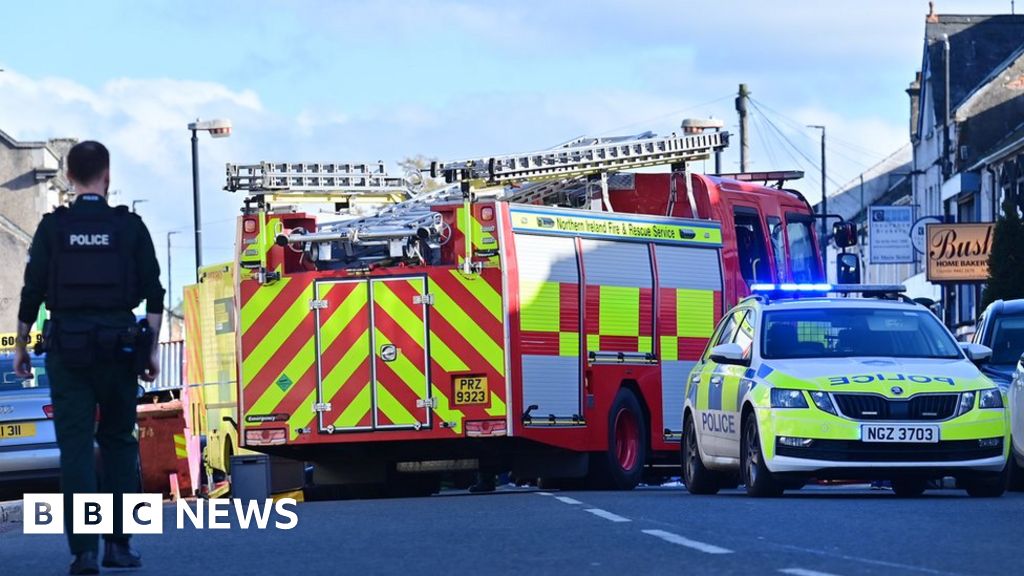 Crumlin: Pedestrian critical after County Antrim crash - BBC News