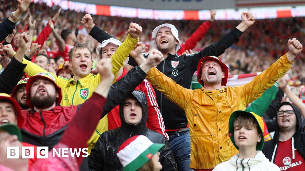 World Cup 2022: How did Wales celebrate qualification? - BBC News - Did Wales Qualify For World Cup 2022