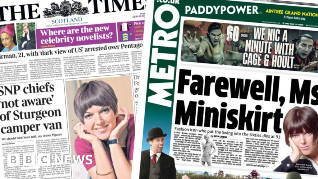 Scotland's papers: FM 'not aware' of SNP camper van and Quant tributes ...