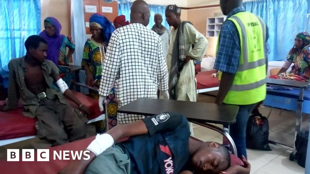 Nigeria suicide blast kills 30 at video hall in Borno - BBC News