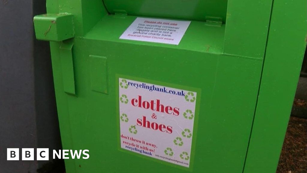 Locals warned against 'unauthorised' clothes banks BBC News