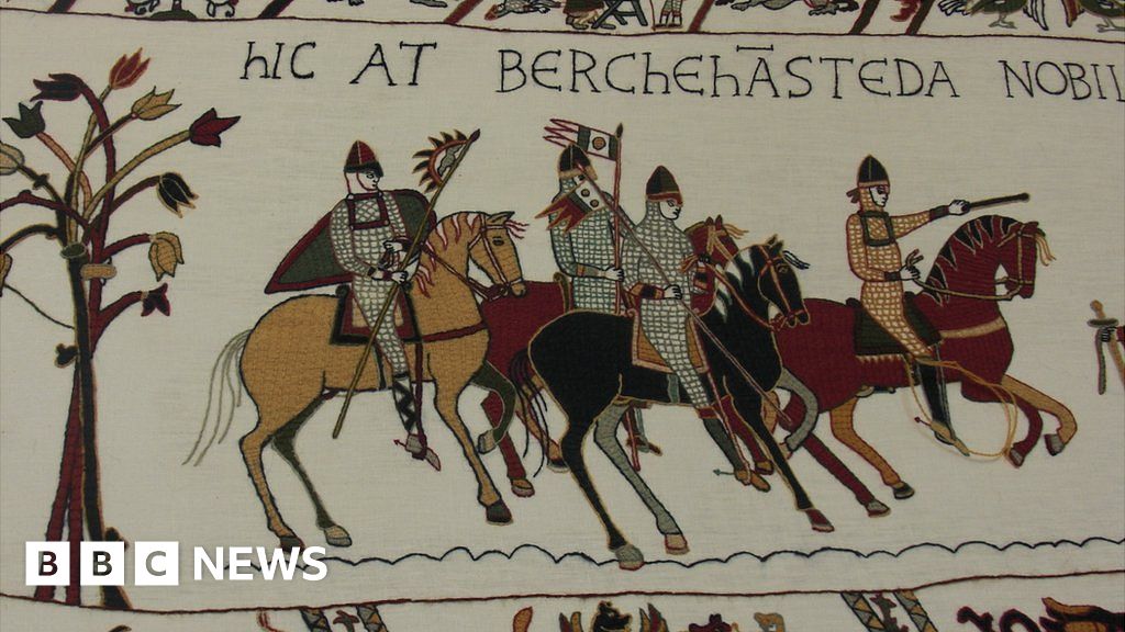 Bayeux Tapestry 'ending' heads to Battle for Hastings anniversary BBC