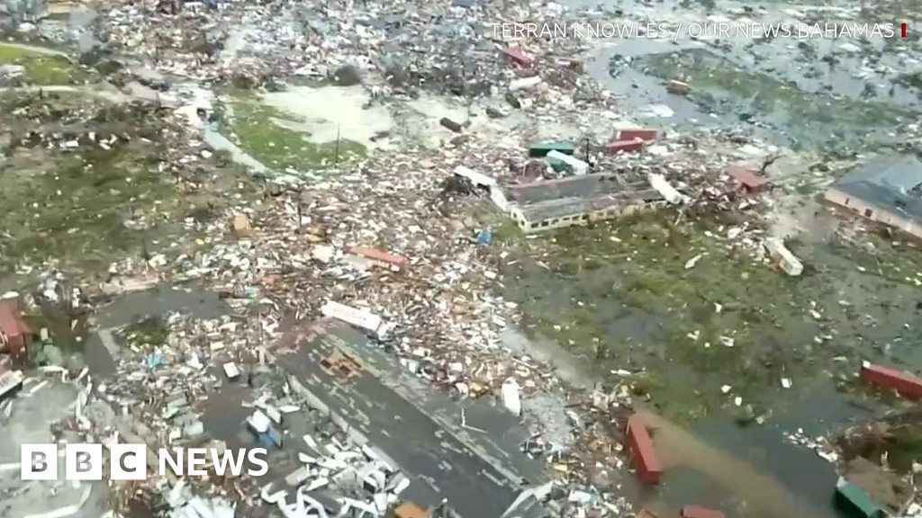 Hurricane Dorian: Aerials Show Scale Of Bahamas Destruction - BBC News